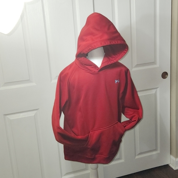 UNDER ARMOUR HOODIE MENS SIZE L DARK RED COLOR - Picture 5 of 6